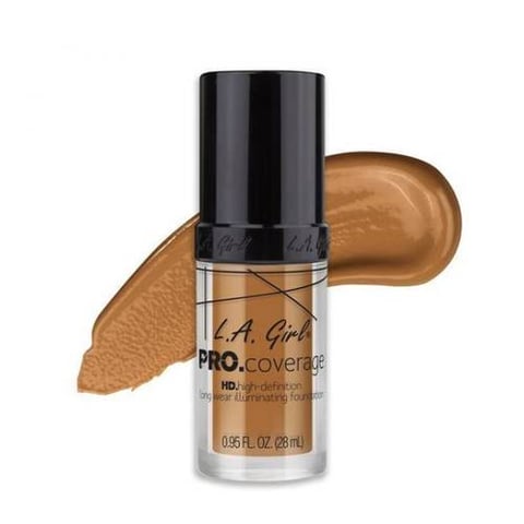 GLM 647 Warm Beige Liquid Illuminating Foundation 28ml - La Girl OA1647