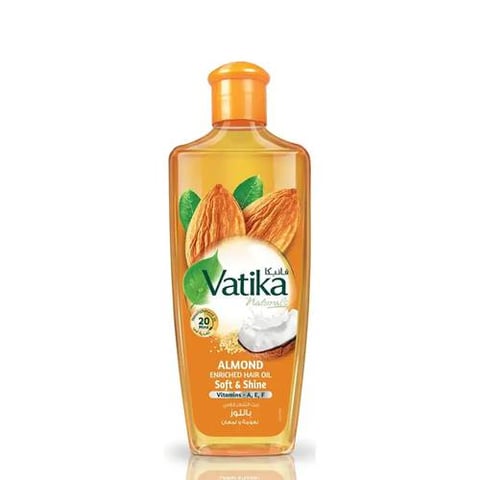 Hair oil for softness and shine with almonds 300 ml - Vatika