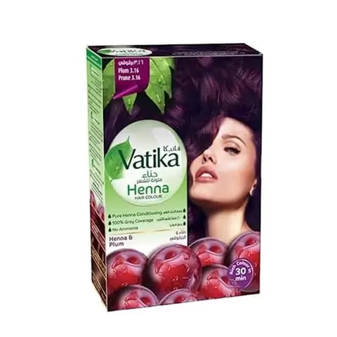 Henna hair color No. 3.16 plum - Vatika