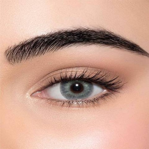 Cosmetic lenses + Sugar Gray color solution - Lens Me