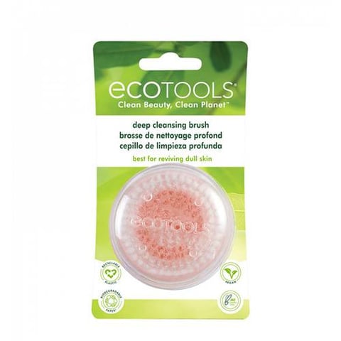 Face brush for deep cleansing and exfoliation - Ecotools