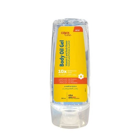 Body Oil Gel with Vitamin E and Fresh Floral Scent 200ml - Cofix Care