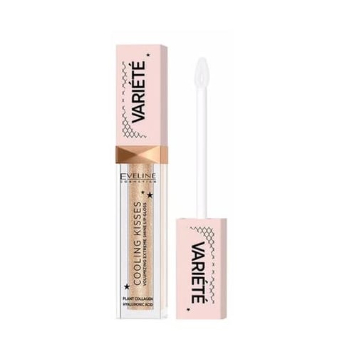 Variete Cooling Kisses Lip Gloss Iced Mint No. 01/6.8ml - Eveline