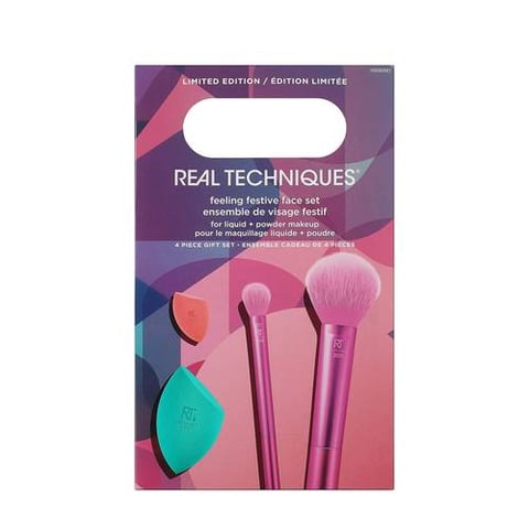 FEELING Festive brush and sponge MAKEUP set - Real Techniques
