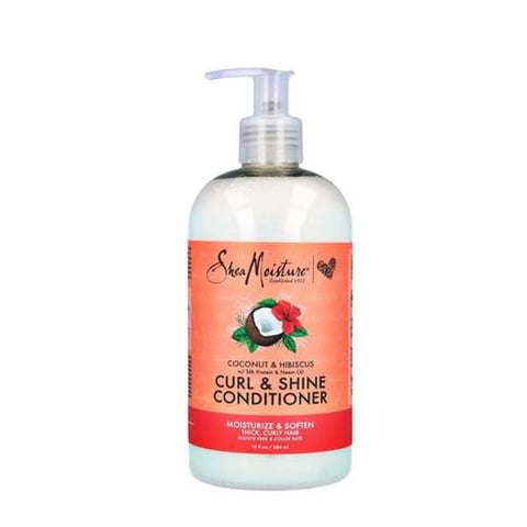 Smoothing And Moisturizing Conditioner With Coconut And Hibiscus Extracts 379 ml - Shea Moisture