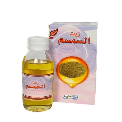زيت السمسم لتغذية الشعر وتقليل الشيب 125 مل - اللحيدان 