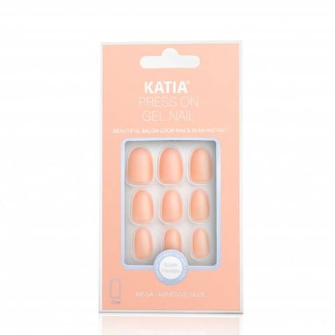 Oval Nails Self Adhesive Matte nude Color 03 - Katia