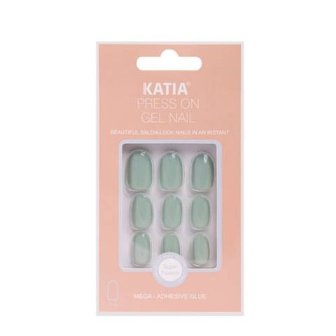 Oval Nails Self-Adhesive Green 33 - Katia