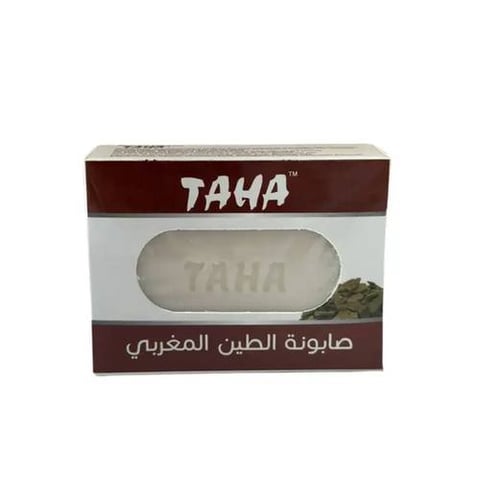 صابونة الطين المغربي لتبيض و تنظيف البشرة 125 جم - تاها