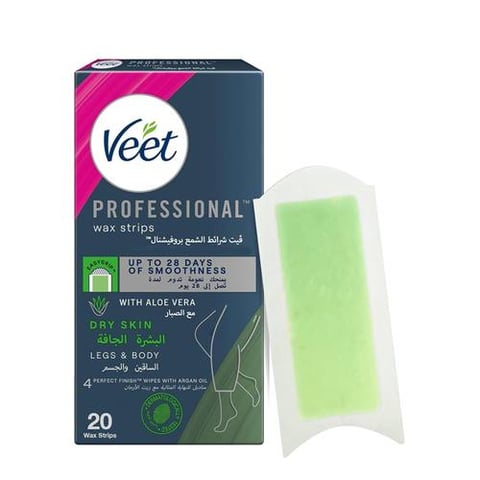 Veet Hair Remover Cold Wax Strips Sensitive Skin 20s - veet OA2620