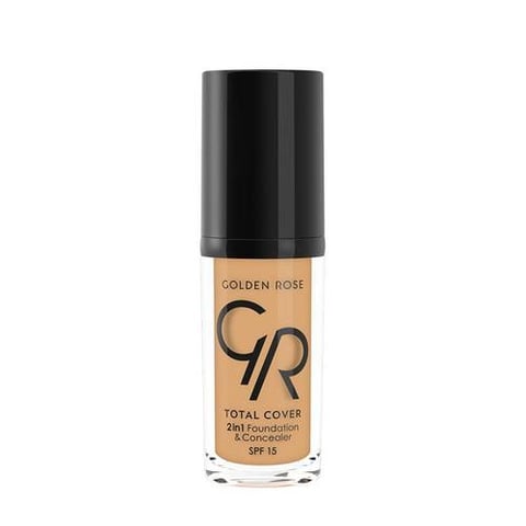 2-in-1 foundation, full coverage concealer, shade 14 - Golden Rose