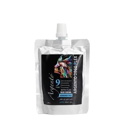 Hair color lightening cream (blue) 9 degrees with Plax protection - Argento