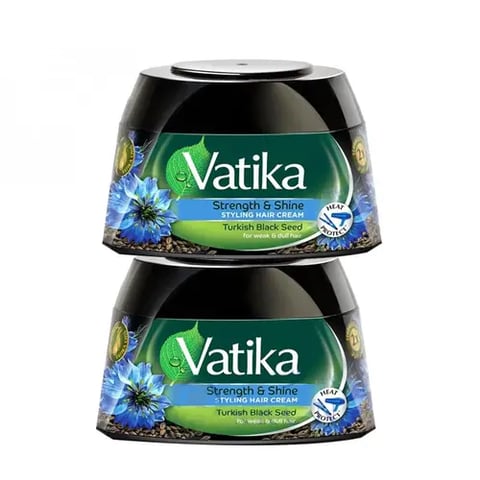 Styling, strengthening and shining hair cream with black seed, special offer, 2 tablets - Vatika