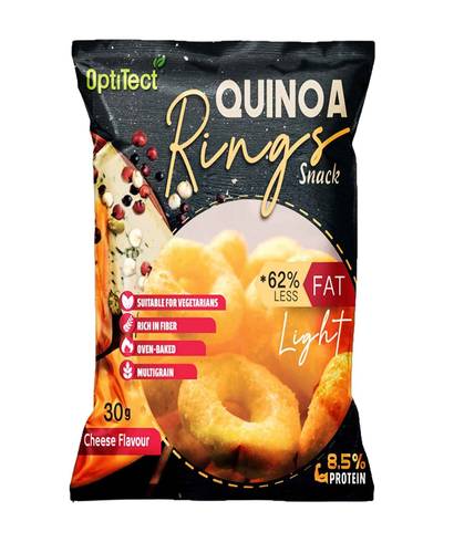 اوبتيكيت - شيبس حلقات الكينوا (4 حبات) - Optitect Quinoa Rings Snack