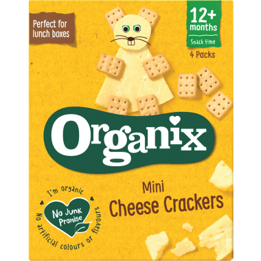 أورجانكس - مقرمشات عضوية ميني بالجبنة (3 علب) - Organix - Organic Mini Cheese Crackers