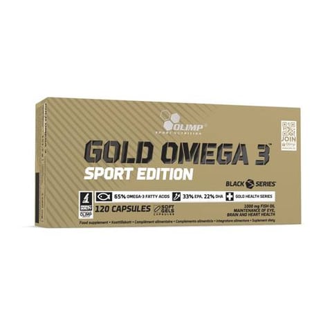اولمب سبورت نيوترشن - جولد أوميجا 3 الاصدار الرياضي (120 كبسولة) - Olimp Gold Omega 3 Sport Edition