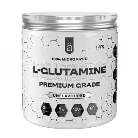 نانو سبس - ال جلوتامين عالي الجودة (300 جم) - Nano Supps L-Glutamine Premium Grade