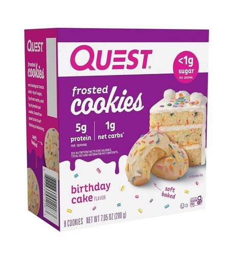 Quest Nutrition - Frosted Protein Cookies (8 pcs)