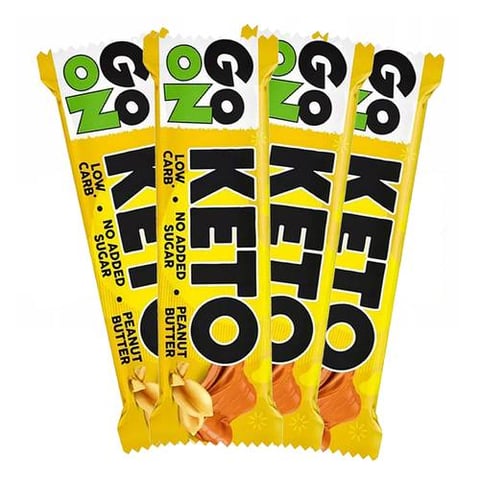 جو اون نيوترشن - كيتو بروتين بار  (4 قطع) - Go On Nutrition Keto Protein Bar