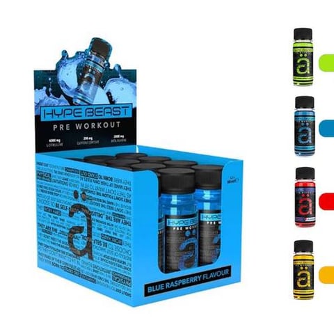 نانو سبس -  هايب بيست شوت ما قبل التمرين (12 حبة) - Nano Supps Hype Beast Pre workout Shot