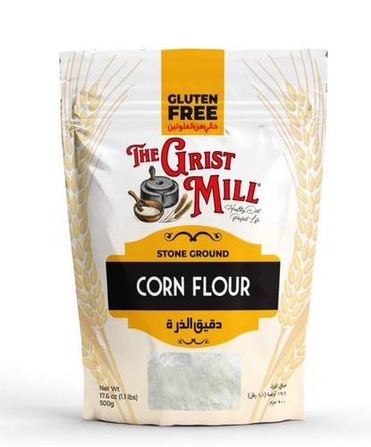 ذا جريست ميل - دقيق الذرة العضوي (500 جم) - The Grist Mill Organic Corn Flour