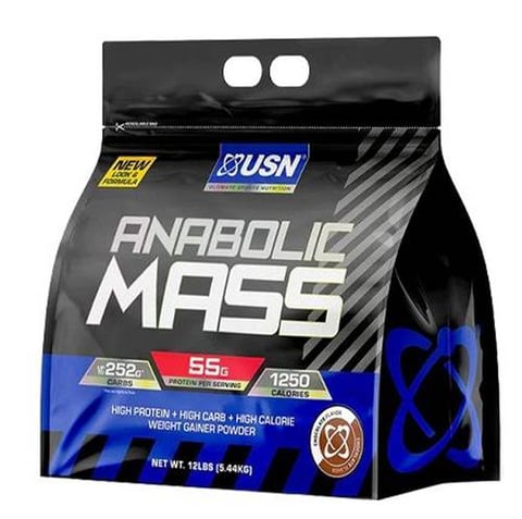 يو اس ان - انابوليك ماس جينر (12 باوند) - USN Nutrition Anabolic Mass Gainer
