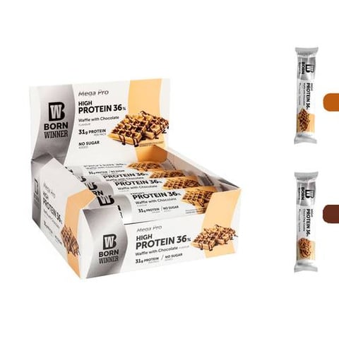 بورن وينر -  ميجا برو بروتين بار - Born Winner - Mega Pro Protein Bar