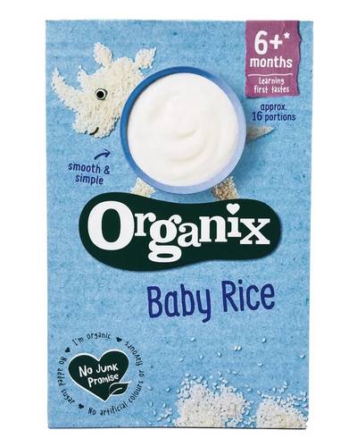 اورجانكس- أرز الأطفال العضوي (6 أشهر فأكثر) - Organix Organic Baby Rice