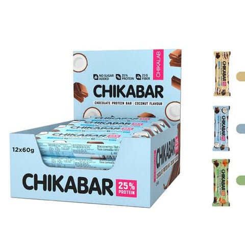 CHIKALAB - Chikabar High Protein Bar (12 Bar)