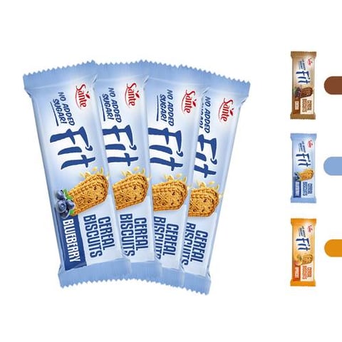 سانتيه - فيت بسكويت الشوفان بدون سكر  (4 قطع) - Sante FIT Cereal Cookies