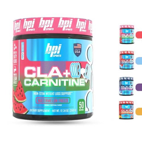 BPI Sports, CLA+ Carnitine Non-Stimulant Weight Loss Supplement (50 Servings)