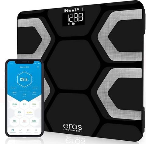 ميزان انفيفيت ايروس الذكي/بلوتوث (INEVIFIT Eros) لتحليل الجسم وقياس الدهون