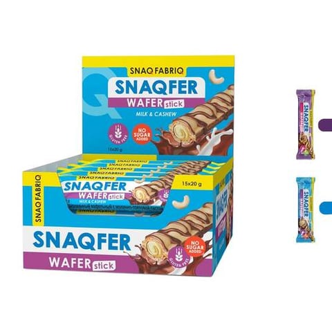 سناك فابريك - اصابع ويفر بروتين - Snaq Fabriq Protein Wafer Stick