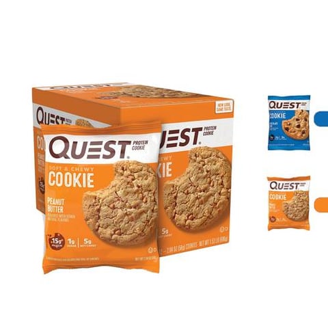 كويست نيوتريشن - كوكيز بروتين (12 عبوة) - Quest Nutrition Protein Cookie