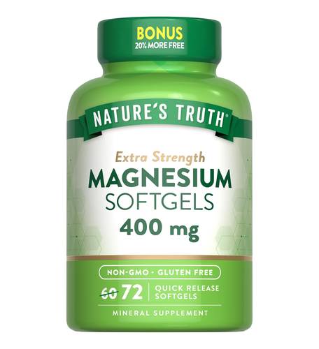 نيتشرز تروث - مغنيسيوم 400 مجم (72 كبسولة) - Nature's Truth Extra Strength Magnesium