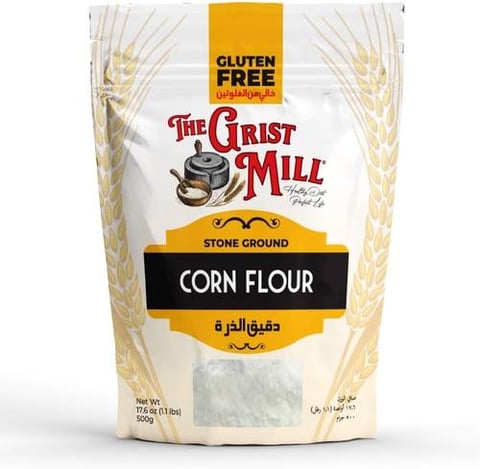 ذا جريست ميل - دقيق الذرة العضوي (500 جم) - The Grist Mill Organic Corn Flour
