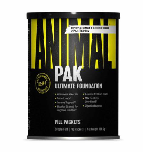 يونيفرسال نيوترشن - ألتيميت فونديشن أنيمال باك (30 حصة) - Universal Nutrition Animal PAK Ultimate Foundation
