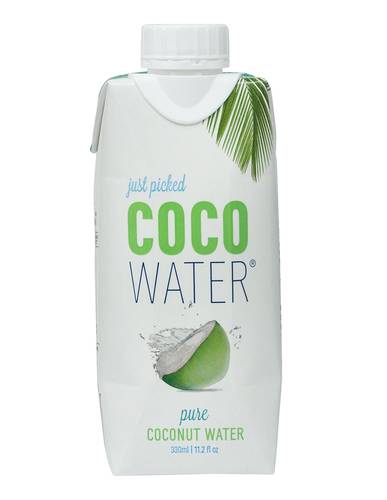 Just Picked Pure Coconut Water (Pack of 12) 