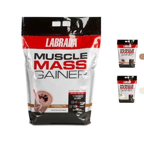 لابرادا نيوتريشن مسل ماس جينر ( 12 باوند) - Labrada Nutrition Muscle Mass Gainer