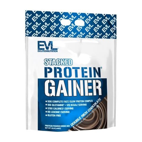 ايفلوشن نوتريشن - ستاكد بروتين جينر (5.44 كجم) - EVLution Nutrition Stacked Protein Gainer