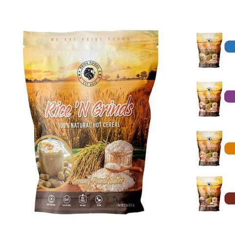 برايد فودز - رايس آند جريندز كريمة الأرز (12 حصة) - Pride Foods Rice N Grinds