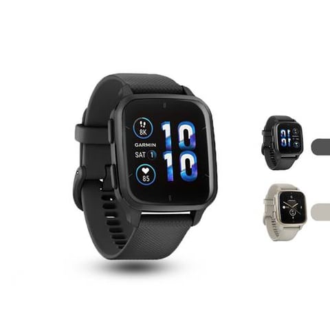 ساعة جارمن الذكية، موديل فينو اس كيو 2 - ميوزك اديشن (Garmin Venu Sq 2)