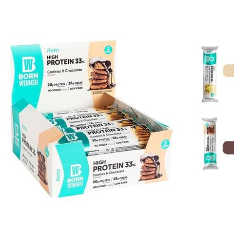بورن وينر - كيتو بروتين بار عالي البروتين - Born Winner KETO Protein Cookie Wafer