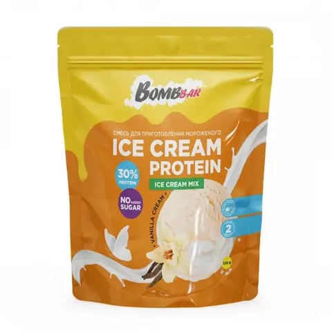 بومب بار - بودرة ايس كريم بروتين (120 جم) - BombBar - Protein Ice Cream Mix