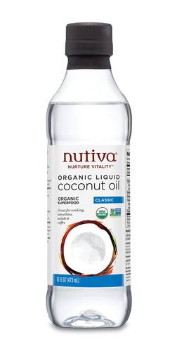 Nutiva Organic Liquid Coconut Oil (473ml)