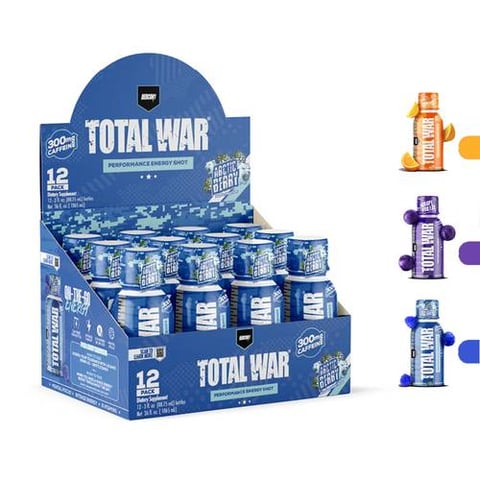 ريدكون1 - توتال وور شوت قبل التمرين (12 شوت) REDCON1 Total War Shot Pre workout