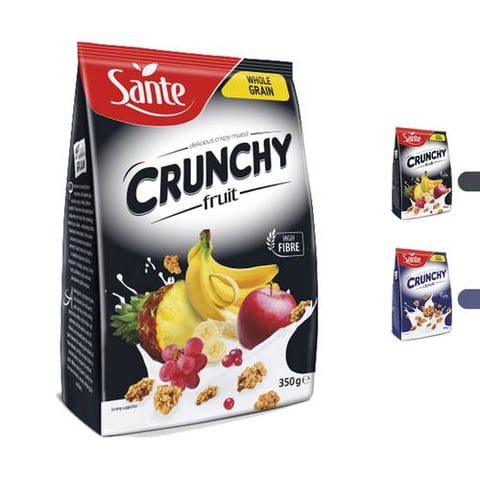 سانتيه - حبوب الافطار كرانشى (350 جم) - Sante Crunchy Cereal