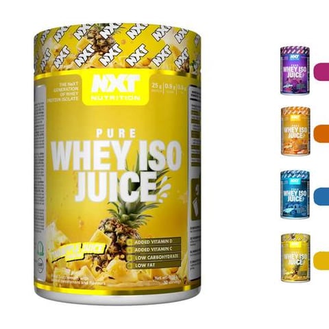 نكست نيوتريشن - بيور واي بروتين ايزو عصير (900 جم) - NXT Nutrition Pure Whey Protein Deluxe