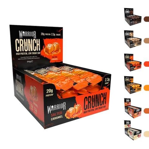 واريور - كرنش بروتين بار  -Warrior Crunch High Protein Bar 