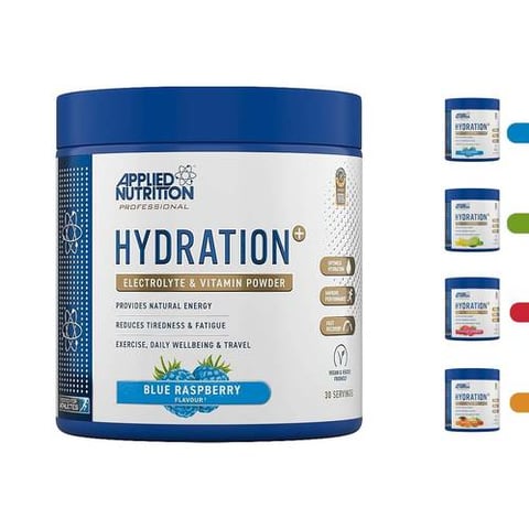 أبلايد نيوتريشن - هيدريشن بلس مسحوق إلكتروليتات وفيتامينات للترطيب (240 جم) - Applied Nutrition Hydration Electrolyte Vitamin